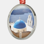Mykonos Griekenland Reis Europe Toerisme Santorini Metalen Ornament (Links)