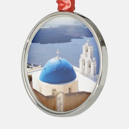 Mykonos Griekenland Reis Europe Toerisme Santorini Metalen Ornament (Links)