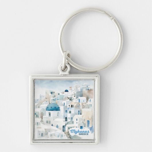 Mykonos Griekenland Sleutelhanger (Voorkant)