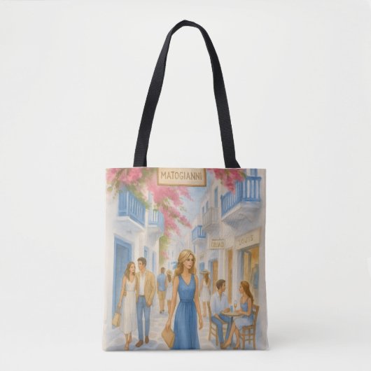 Mykonos, Griekenland Tote Tas (Voorkant)