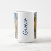 Mykonos Griekenland Waterverf Koffiemok (Center)