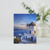 Mykonos, Griekenland Windmolen Briefkaart (Staand voorkant)