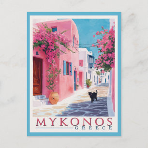 Mykonos, Grieks Briefkaart