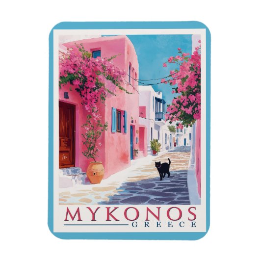  Mykonos, Grieks Magneet (Verticaal)