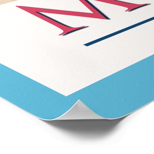  Mykonos, Grieks Poster (Hoek)