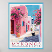  Mykonos, Grieks Poster (Voorkant)