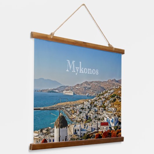 Mykonos Hangend Wandkleed (Gebogen)