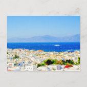 Mykonos in het centrum. briefkaart (Voorkant)