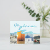 Mykonos Island Greece briefkaart (Staand voorkant)