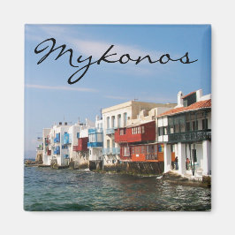 Mykonos Little Venice Fridge Magnet