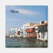 Mykonos Little Venice Fridge Magnet (Voorkant)