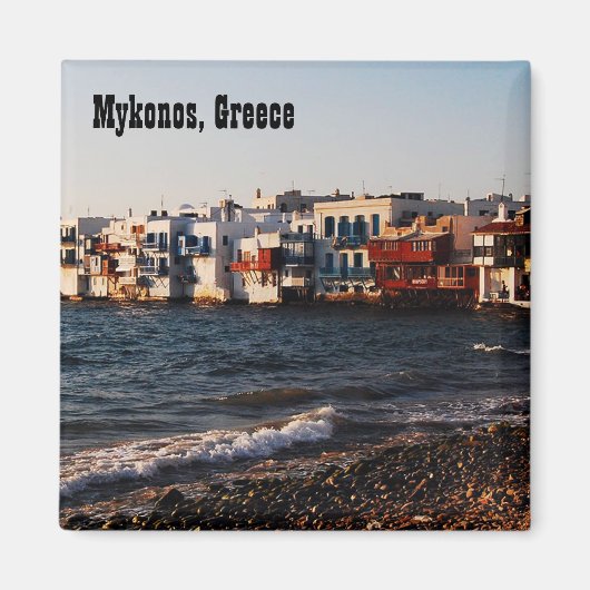 Mykonos Little Venice Fridge Magnet (Voorkant)