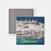 Mykonos magneet (Voorkant / Achterkant)