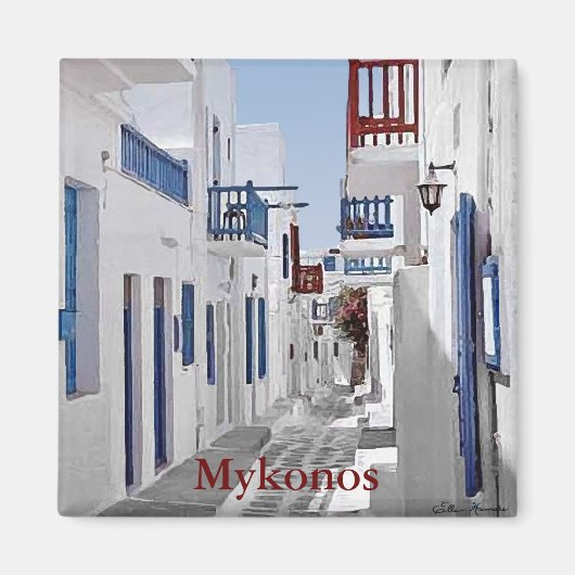 Mykonos Magneet (Voorkant)