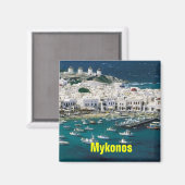 Mykonos magneet (Voorkant / Achterkant)