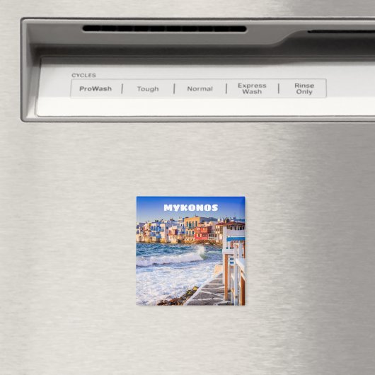 Mykonos magneet met Little Venice (Insitu (Vaatwasser))