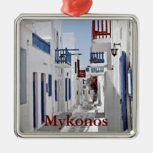 Mykonos Metalen Ornament