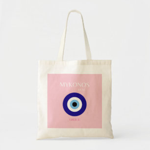 Mykonos Muse, Mykonos, Roze Tote Bag