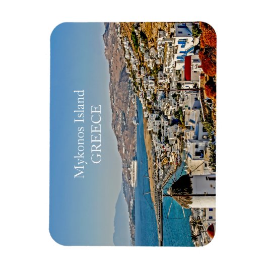 Mykonos Photo Magnet Magneet (Verticaal)