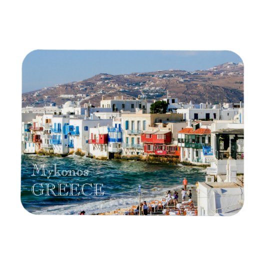 Mykonos Photo Magnet Magneet (Horizontaal)