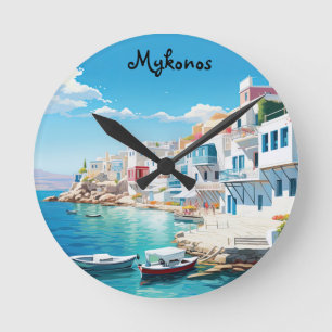 Mykonos Ronde Klok