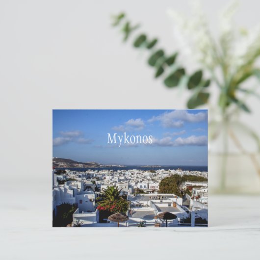 Mykonos Town Briefkaart (Staand voorkant)