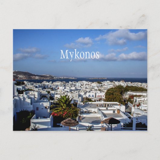 Mykonos Town Briefkaart (Voorkant)