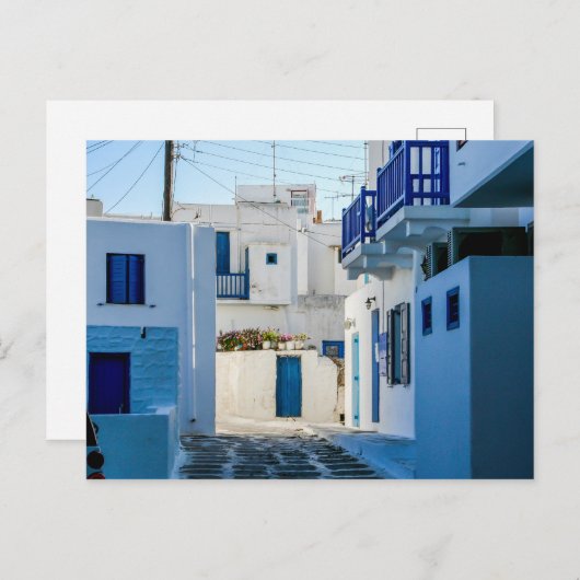 Mykonos Town Briefkaart (Voorkant / Achterkant)