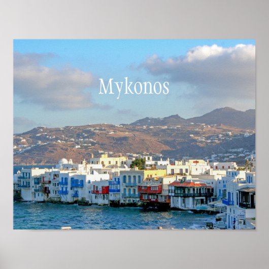 Mykonos Town Poster (Voorkant)