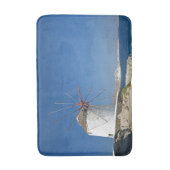 Mykonos Windmill Bath Mat (Voorkant Verticaal)