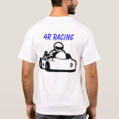 Mykron verdragsluitende partij met Kart op rug T-shirt (Achterkant)