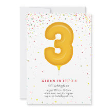 Mylar Balloon Verdieningsdag Uitnodiging