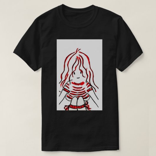 MYLENE FARMER DRAWING Samsung Galaxy Phone Case T-shirt (Design voorkant)