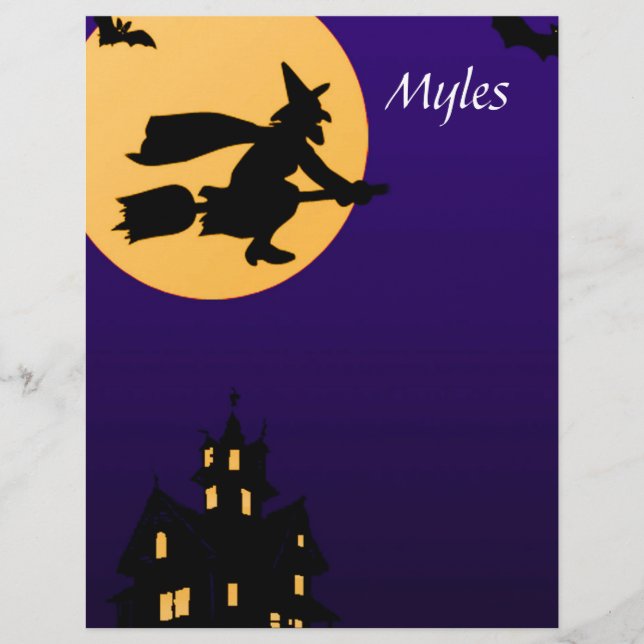 Myles Halloween Letterhead (Voorkant)
