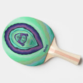 MYLES ~ PINK PAARS ~ Origineel Fractal ~ Tafeltennisbatje (Zijkant)