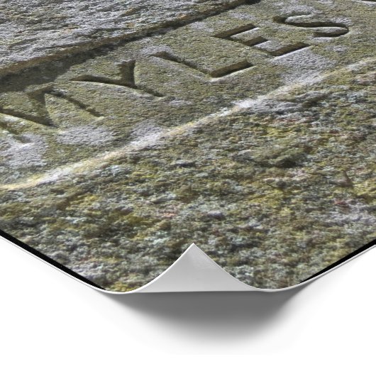 Myles Standish Burying Ground Poster (Hoek)