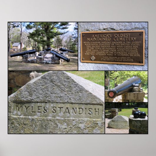 Myles Standish Burying Ground Poster (Voorkant)