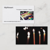 Mylifeisart-visitekaartje Visitekaartje (Voorkant / Achterkant)