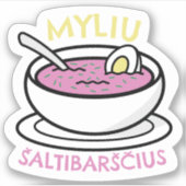 Myliu Saltibarscius Sticker (Voorkant)