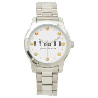 MYMOOD Steel Emoji Watch Horloge