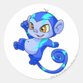 Mynci Electric Ronde Sticker (Voorkant)