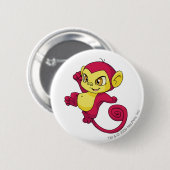 Mynci Red Ronde Button 5,7 Cm (Voorkant /achterkant)