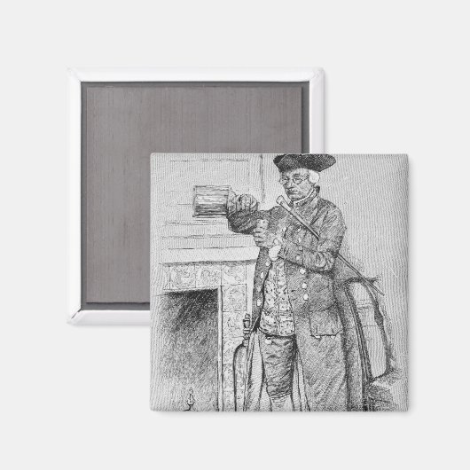 Mynheer's Morning Horn Magneet (Voorkant / Achterkant)