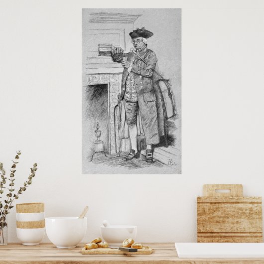 Mynheer's Morning Horn Poster (Keuken)