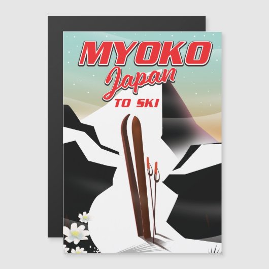 myoko japan ski poster (Voorkant / Achterkant)