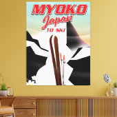 myoko japan ski poster canvas afdruk (Insitu (Woonkamer))