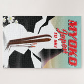 myoko japan ski poster legpuzzel (Horizontaal)