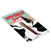 myoko japan ski poster magneet (Rechterzijde)