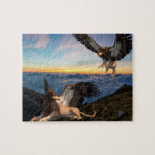 Myologische Creature Griffin Fantasy Legpuzzel (Horizontaal)
