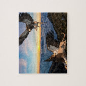 Myologische Creature Griffin Fantasy Legpuzzel (Verticaal)